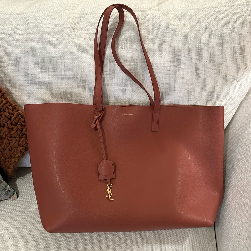 Saint Laurent East/West Shopping Tote